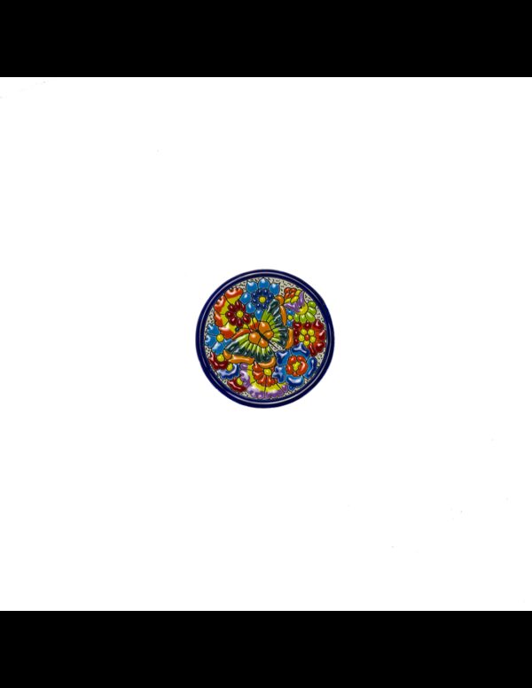 Plato cerámica española decorativa andaluza 9 cms. 21090300