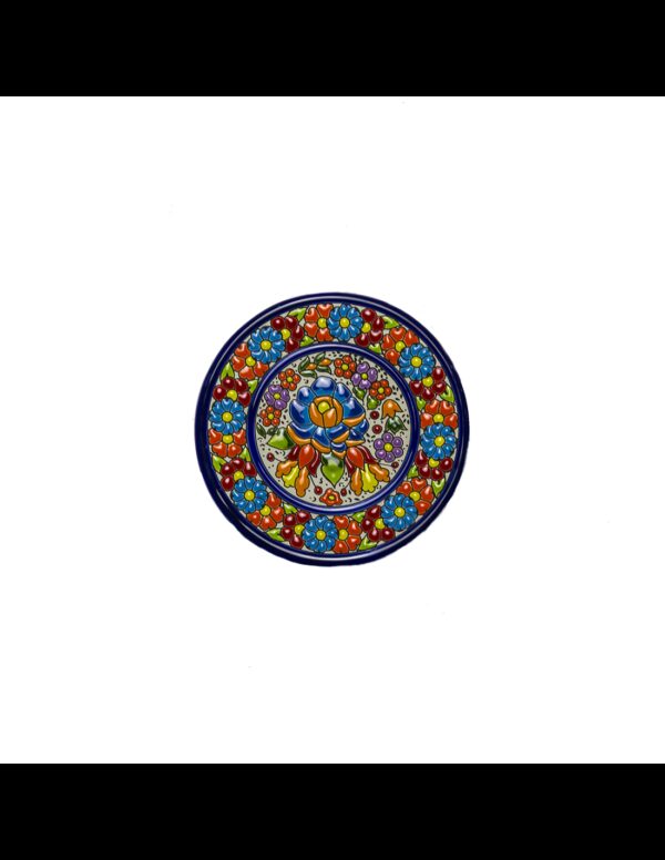 Plato cerámica española decorativa andaluza 14 cms. 21140200