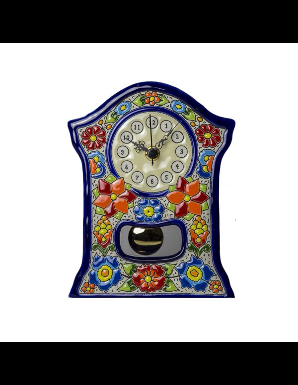 Reloj Sobremesa cerámica española decorativa andaluza 23 cms. 02230100