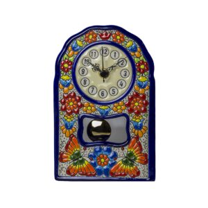 Reloj Sobremesa cerámica española decorativa andaluza 23 cms. 02230400
