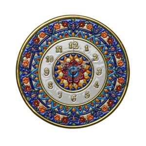 Plato Reloj cerámica decorativa andaluza 28 cms. 02280100