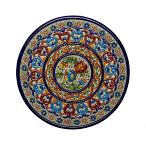 Plato cerámica española decorativa andaluza 28cms. 21280200