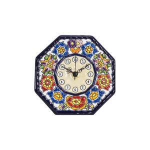 Reloj Sobremesa cerámica española decorativa andaluza 13 cms. 02130300