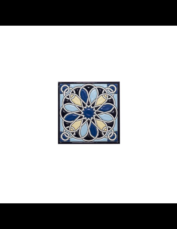 Azulejo cerámica española decorativa andaluza 15x15cms. 04152100